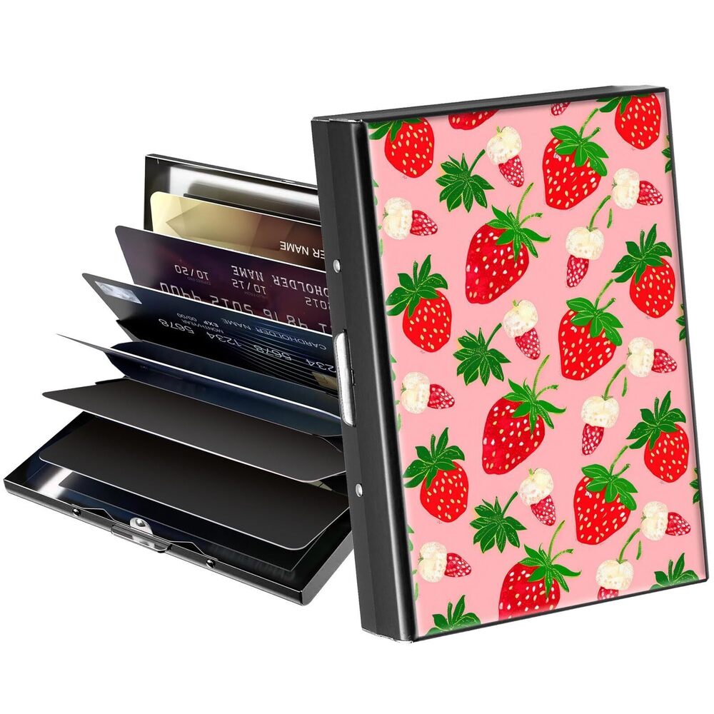 6483 Metal Wallet,Credit Card Holder ,Thin Slim Mini Aluminum Wallet RFID